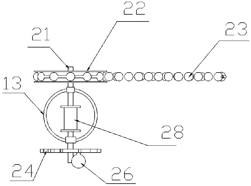 A free-spinning flagpole