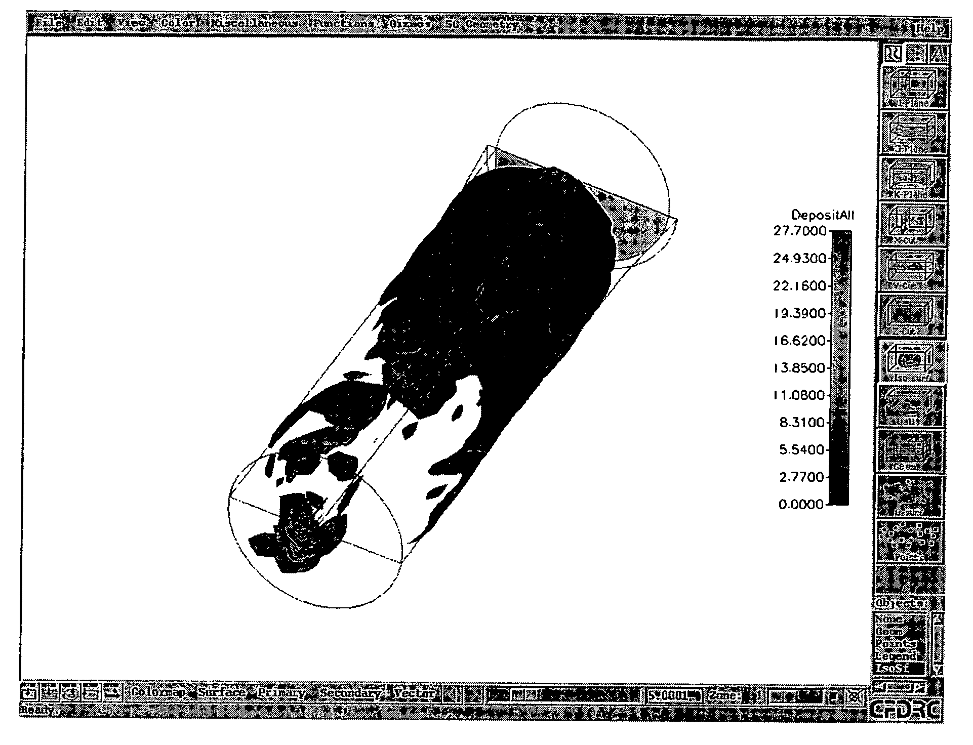 Steam generator mapping with reflections of eddy current signal