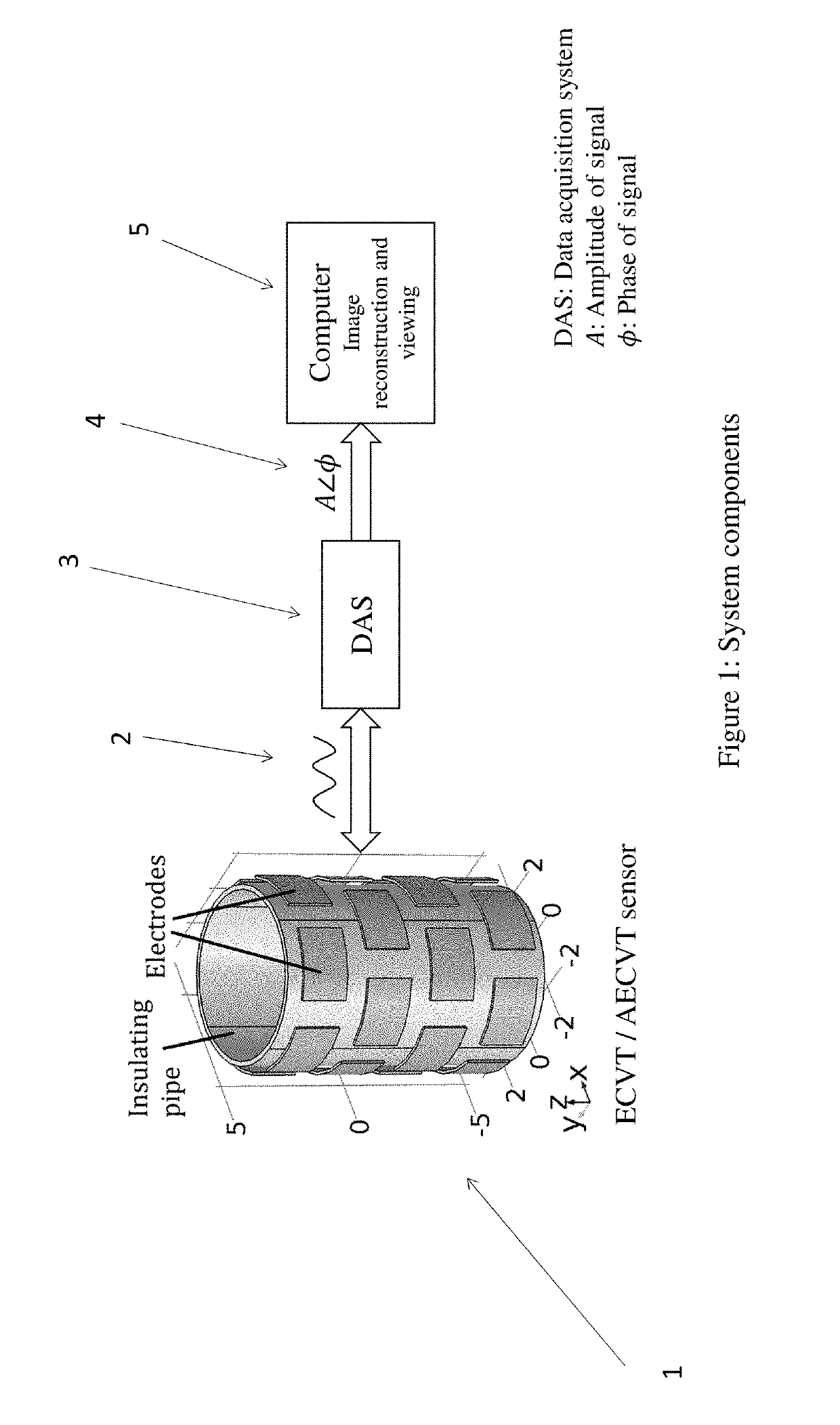 Displacement current phase tomography for imaging of lossy medium