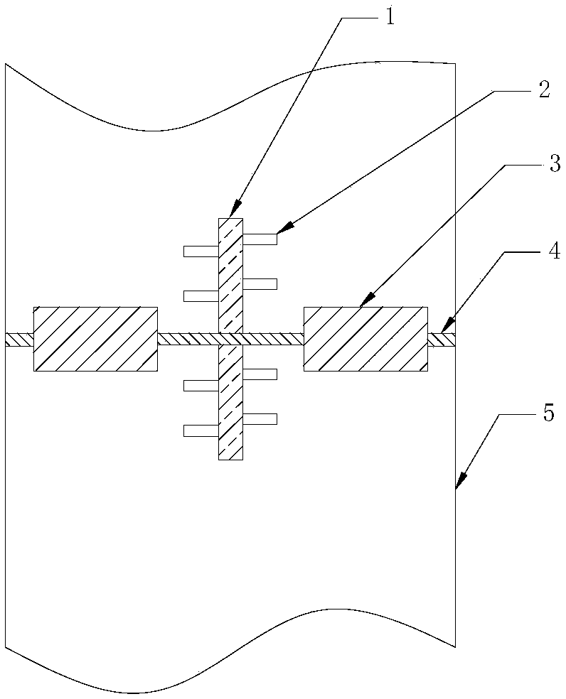 Sewage discharge pipe