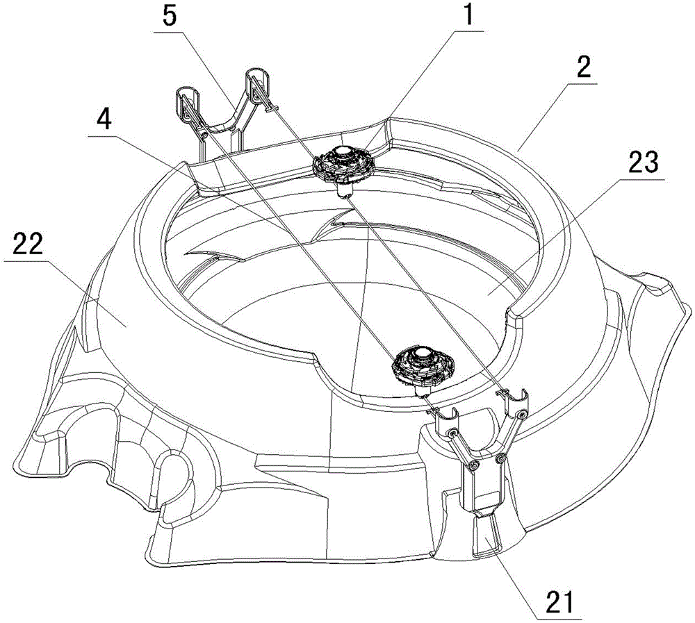 Roller rotating toy game device