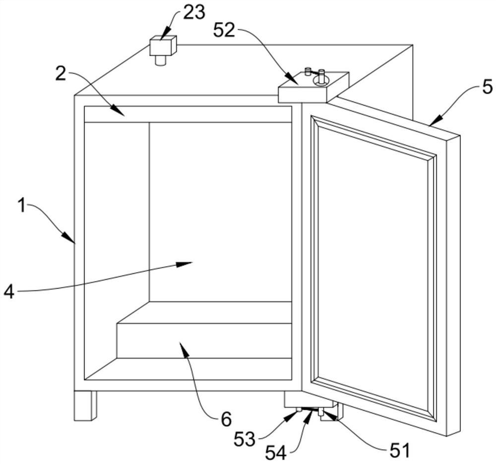 A single-door refrigerator