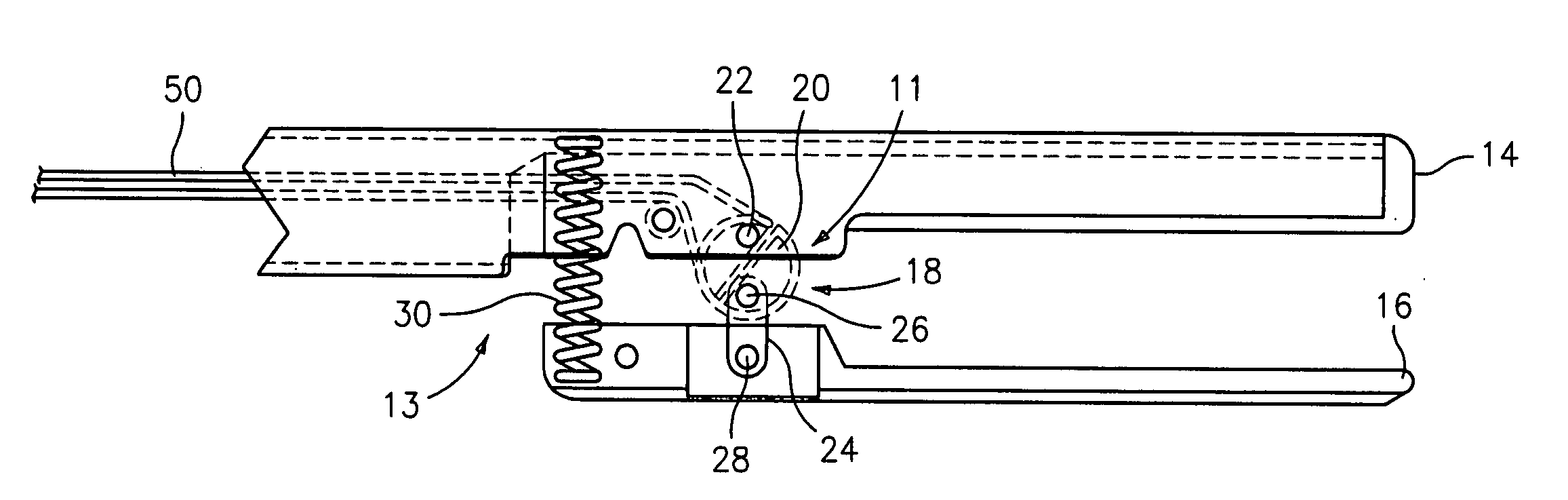 Closing assemblies for clamping device