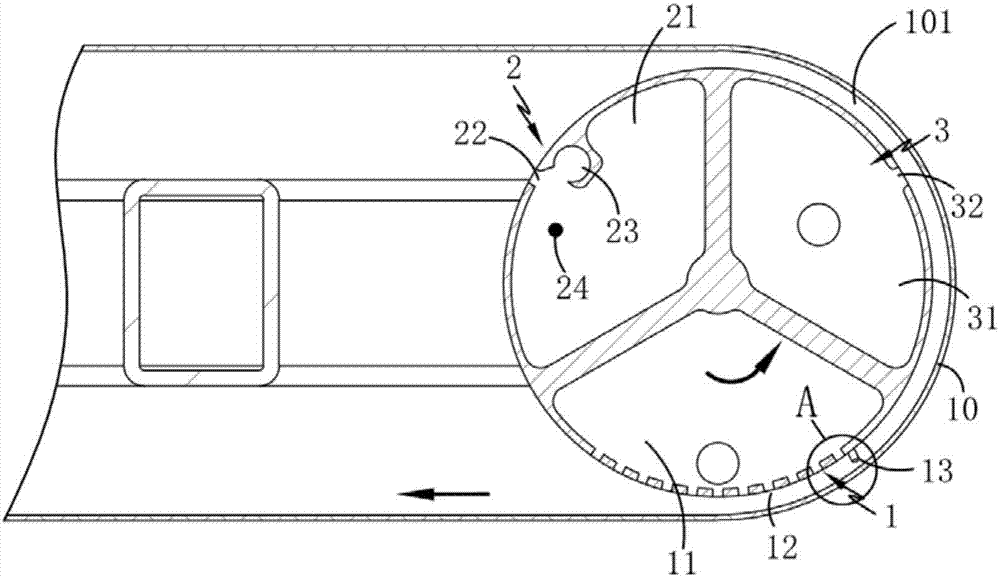 Integrated singeing mechanism for spinning