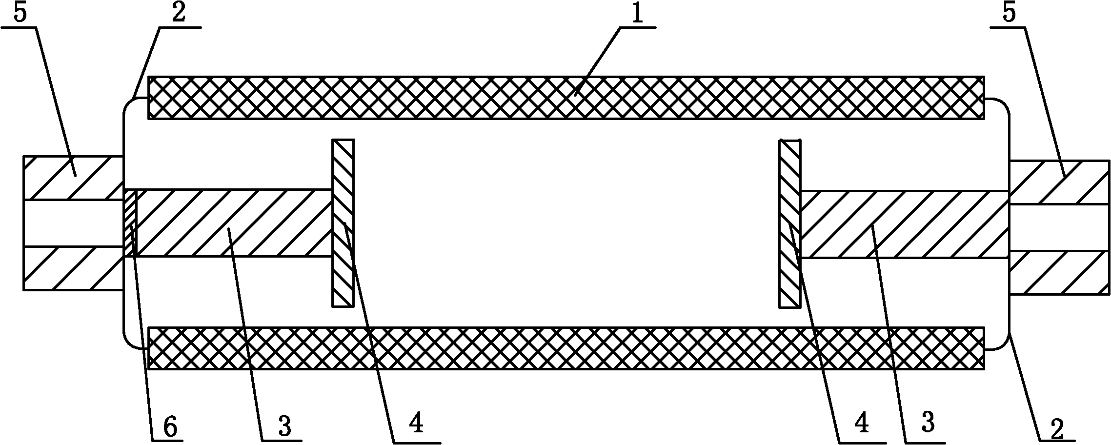 High voltage discharge tube