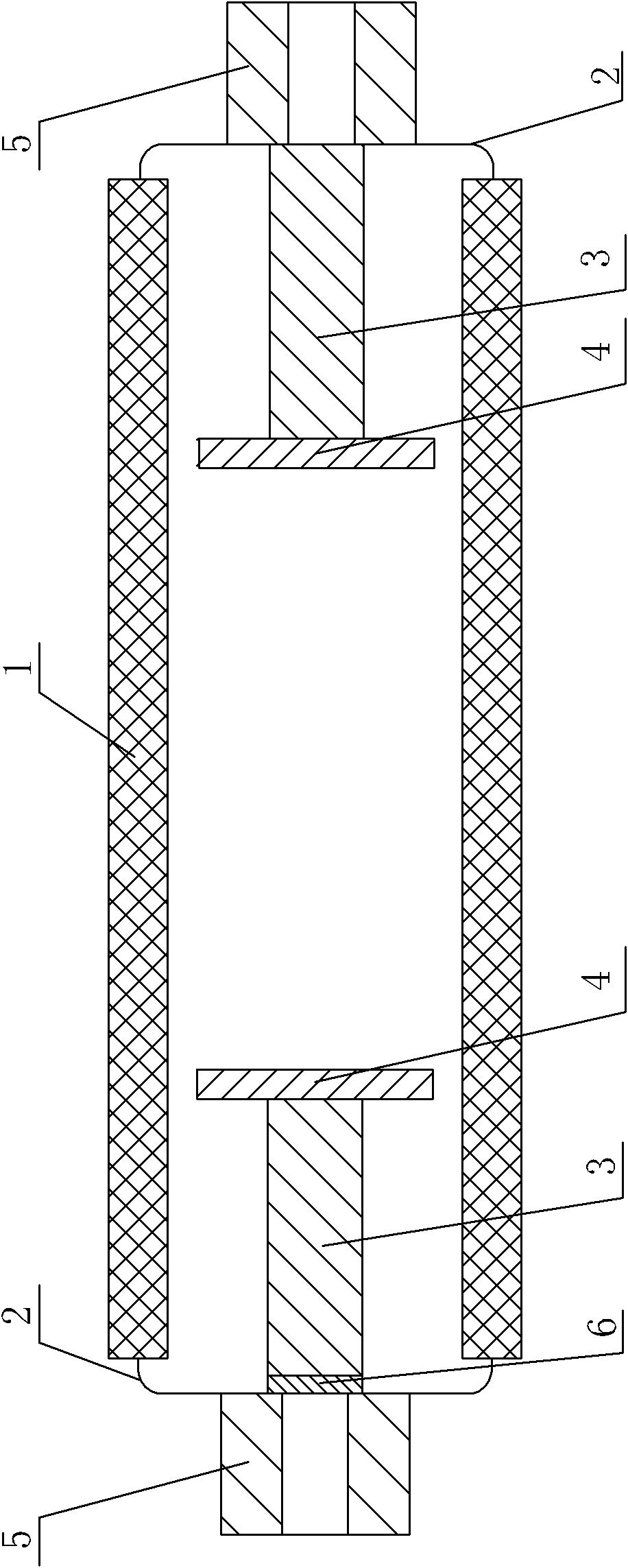 High voltage discharge tube