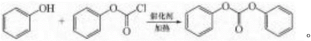 Synthetic method of phenyl chloroformate by taking phenol as raw material