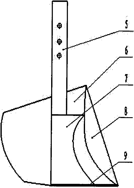 Pull-type ditching system for combined direct seed machine