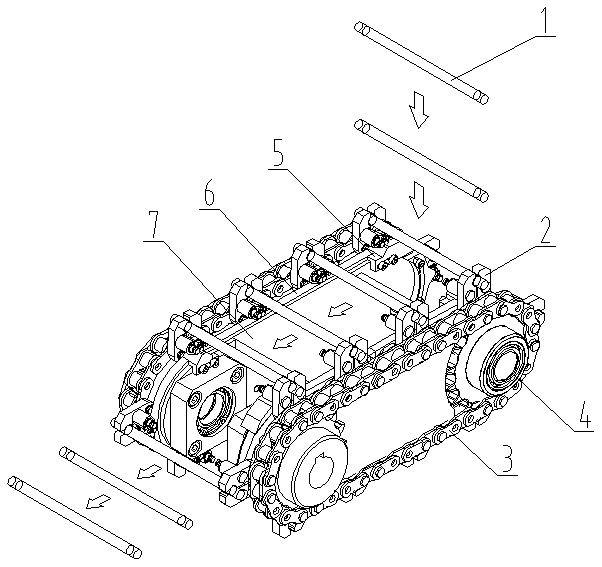 Automatic clamping and conveying device