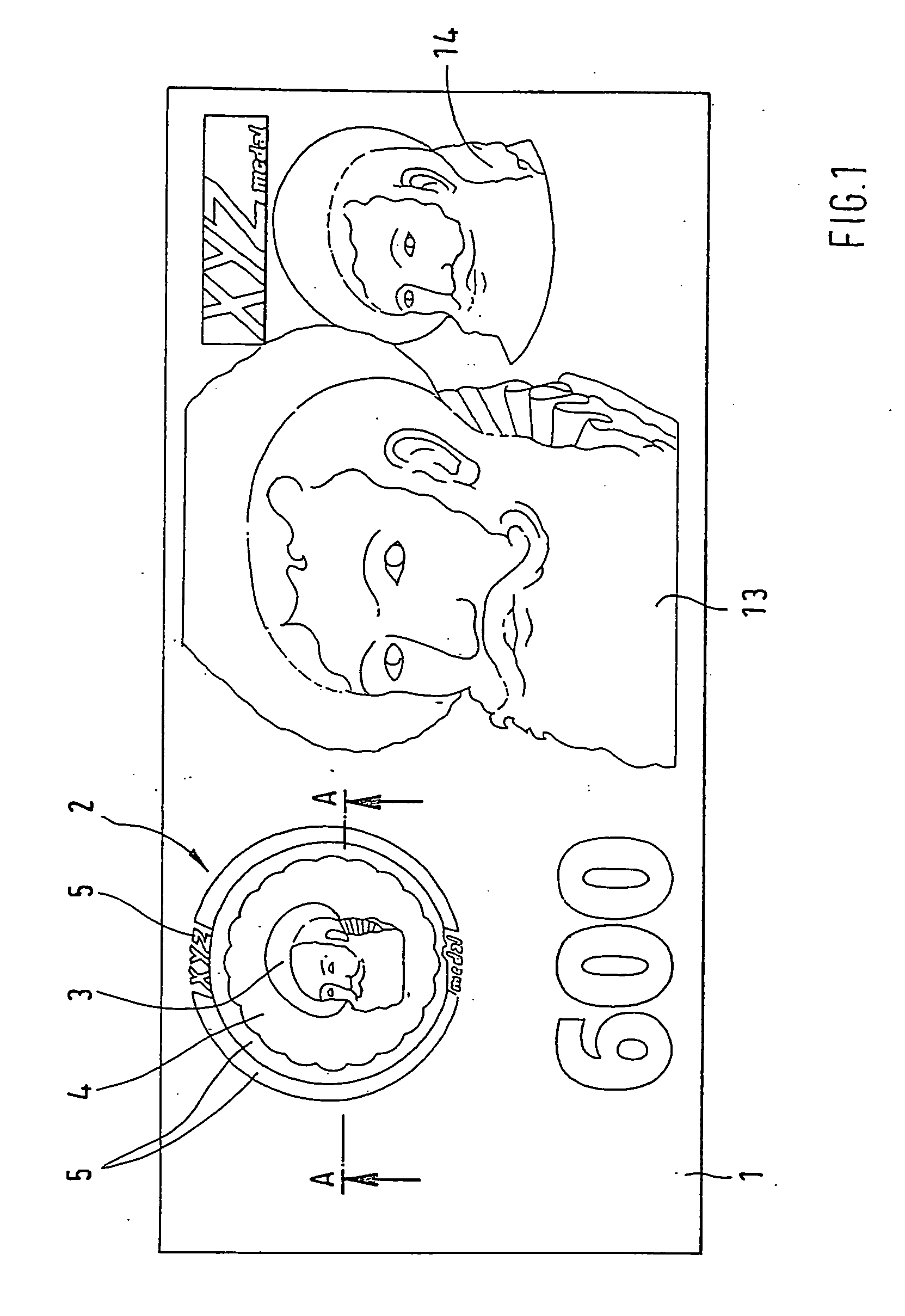 Data carrier, method for the production thereof and gravure printing plate