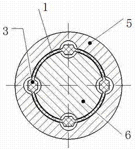 Steel ball type automobile steering intermediate shaft steel ball retainer