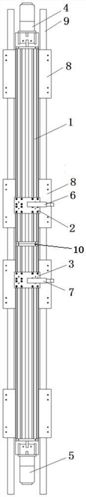 Nondestructive vertical automatic wire drawing method for optical fibers