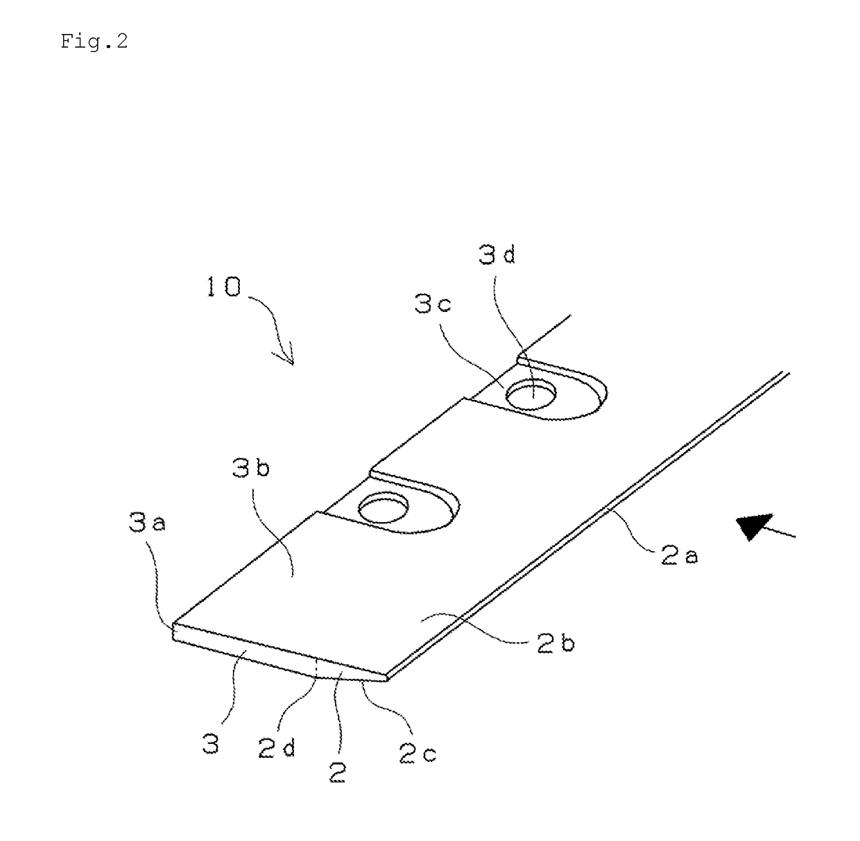 Peeling member and peeling device