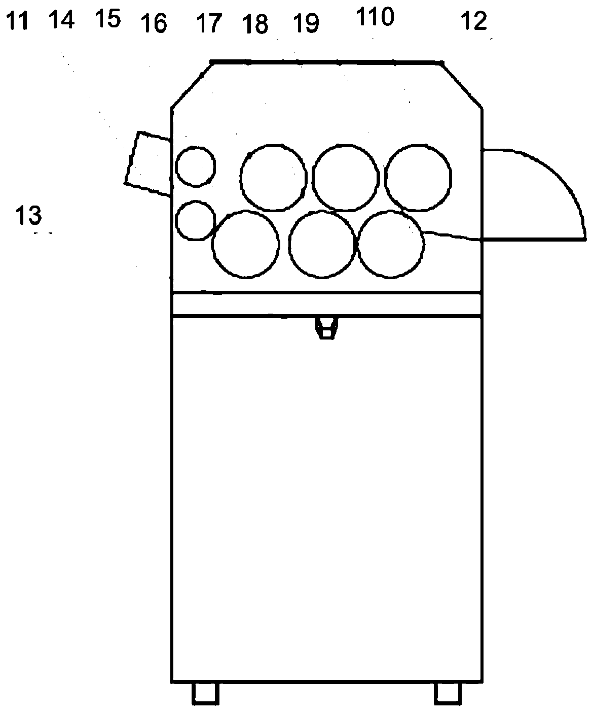 Process device for producing freshly squeezed ancient brown sugar