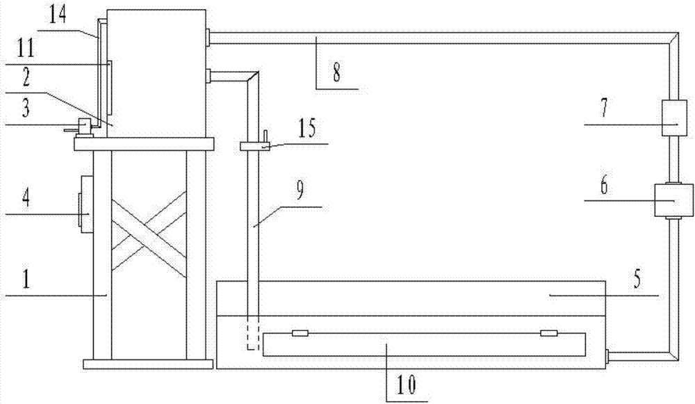 Goat farming circulating drinking trough