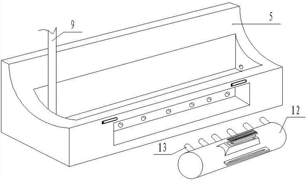 Goat farming circulating drinking trough