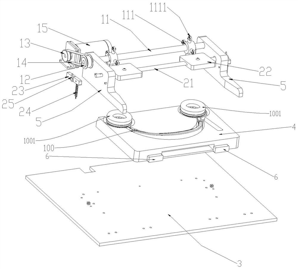 Earphone ear cup inclination angle aging mechanism