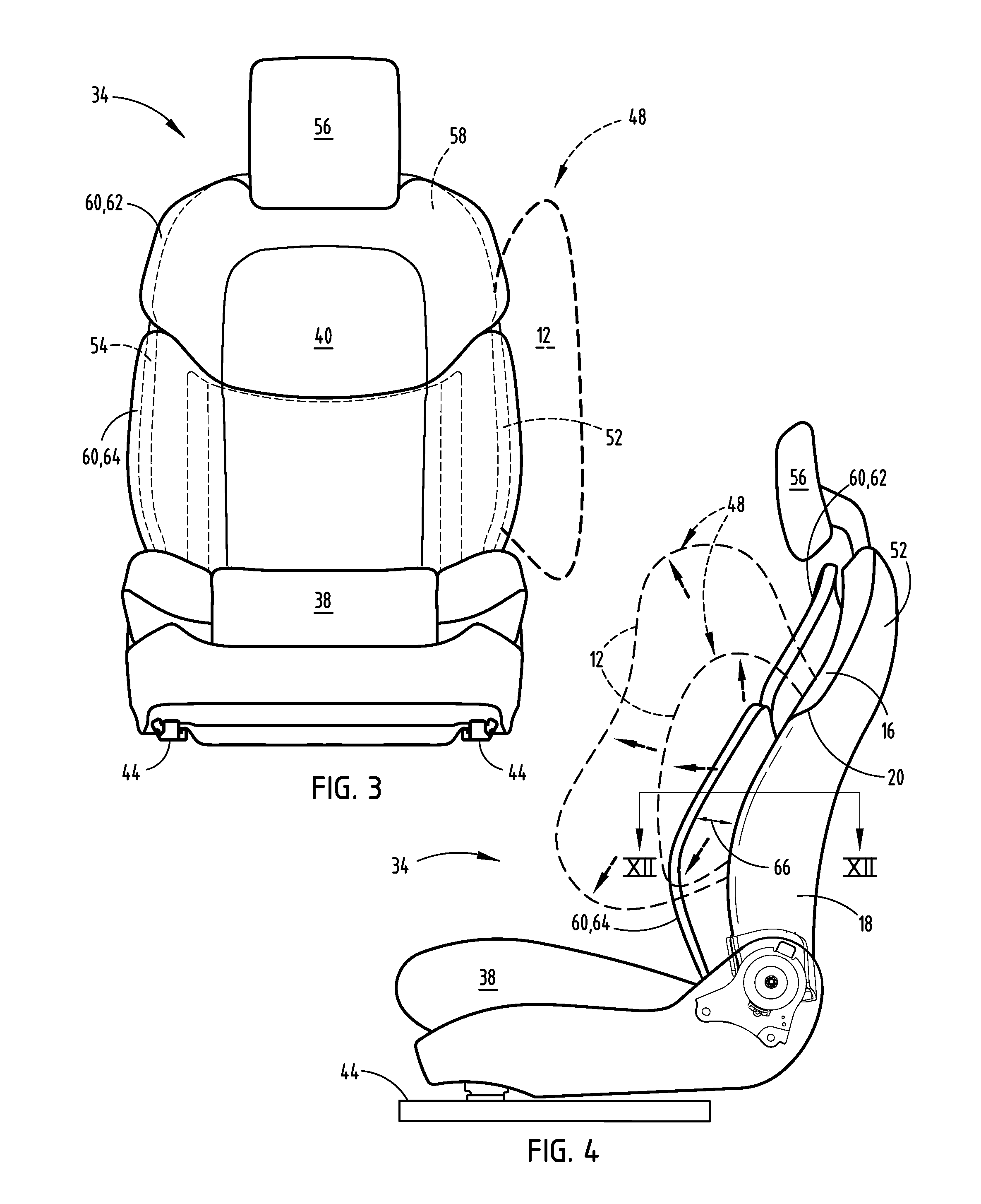 Side airbag assembly for a vehicle seat