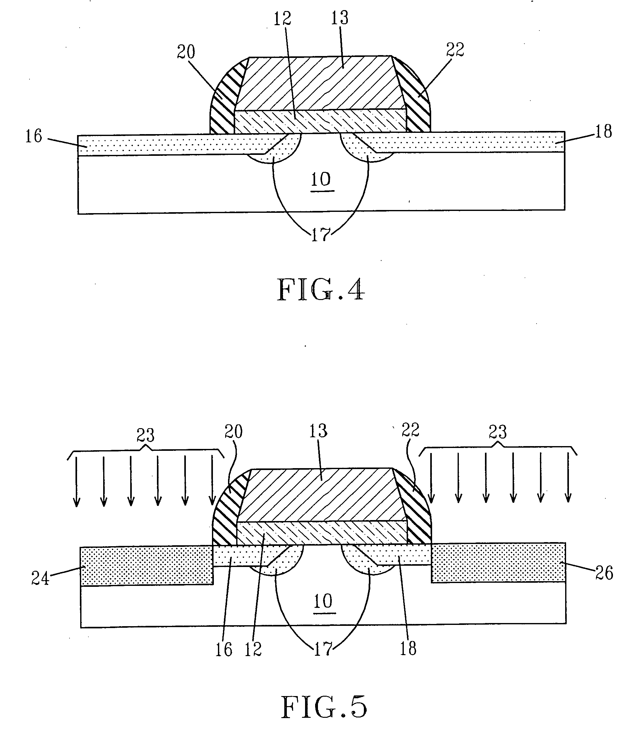 Mosfet with high angle sidewall gate and contacts for reduced miller capacitance