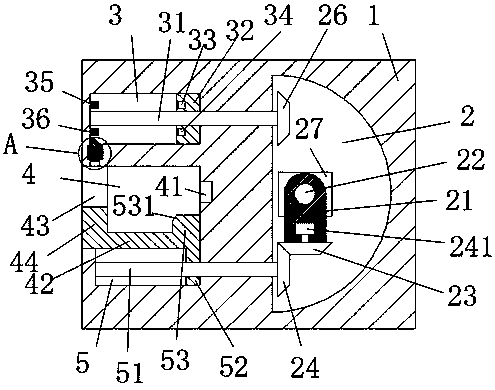 Stable energy-saving lamp structure