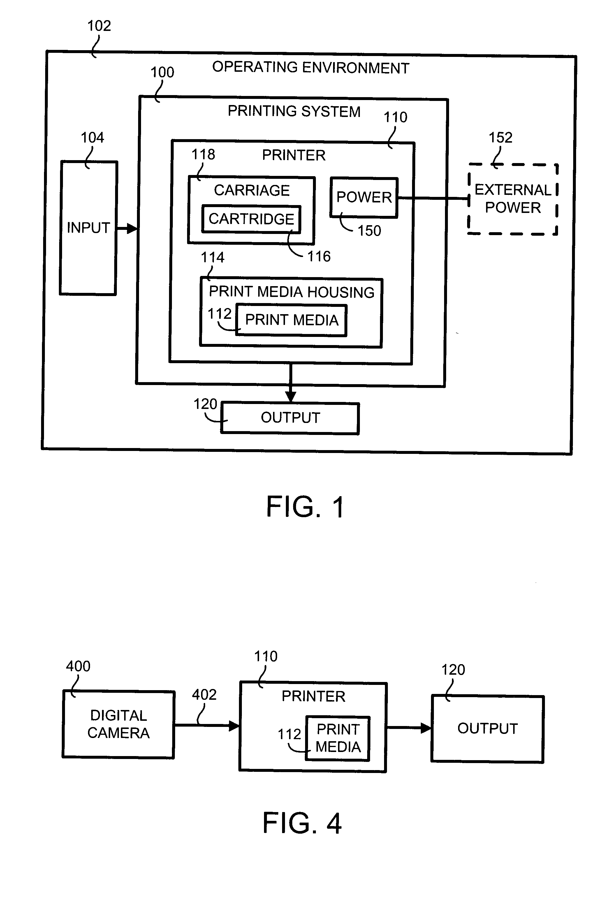 Recyclable printing mechanism and related method