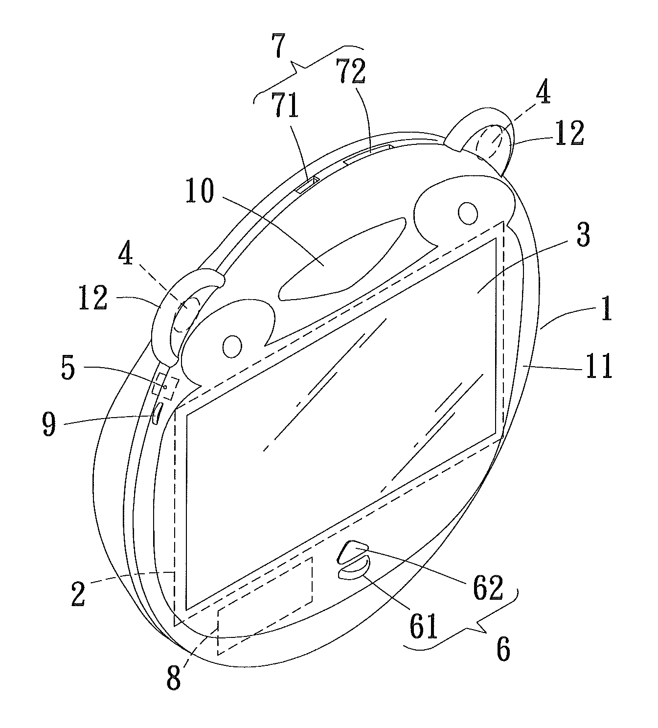 Children's story audio/video playing device