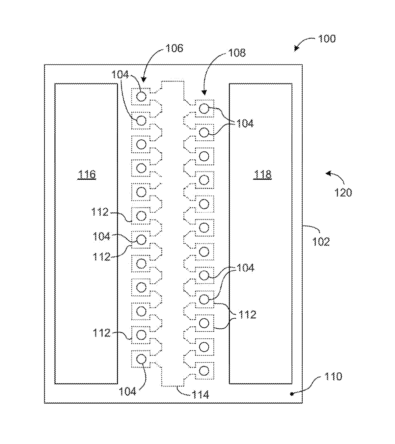 Dispensing heads with fluid puddle limiting surface features