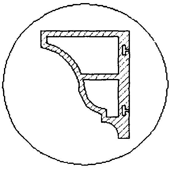 Production device of building decoration part and preparation process of building decoration part