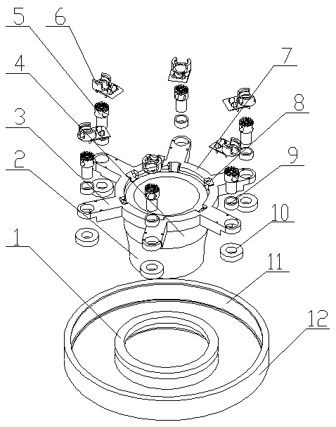 A communication cable wiring device