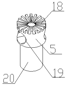 A communication cable wiring device