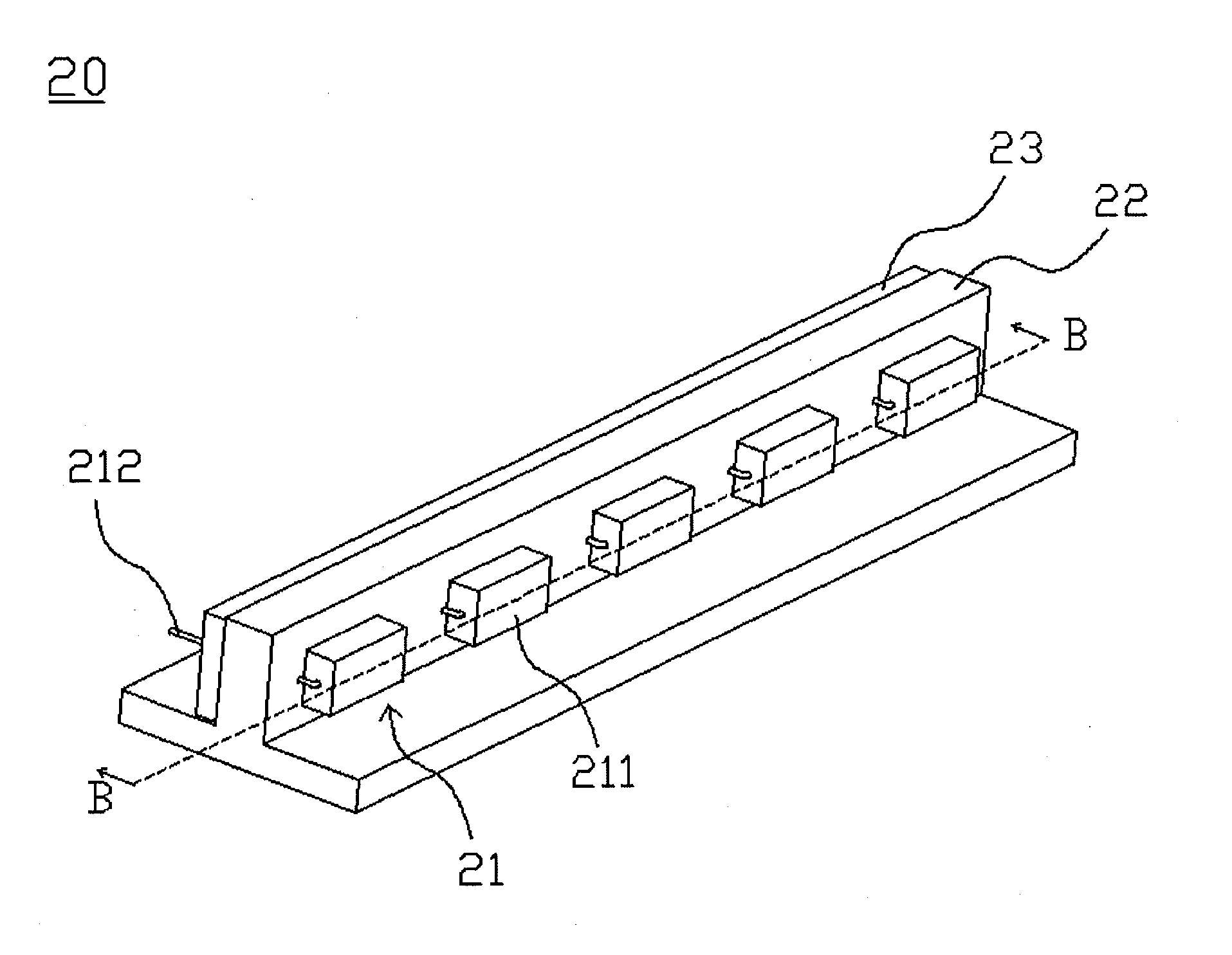 Light source heat-dissipation structure of backlight module