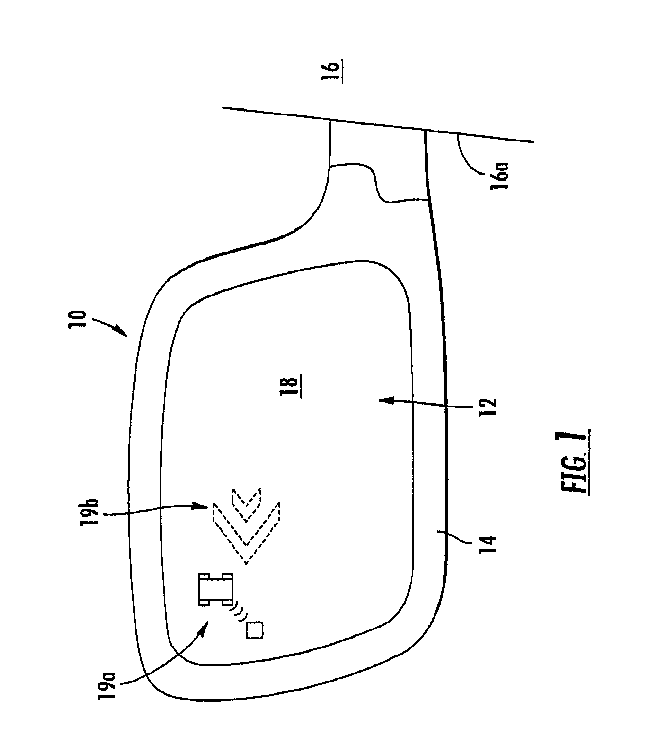 Exterior mirror having a display that can be viewed by a host driver or drivers of other vehicles