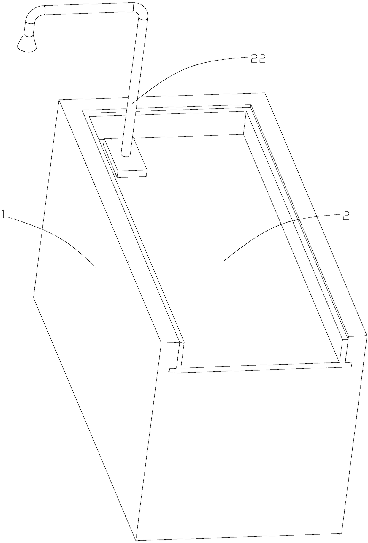 Convenient bedside table for energy saving and environmental protection