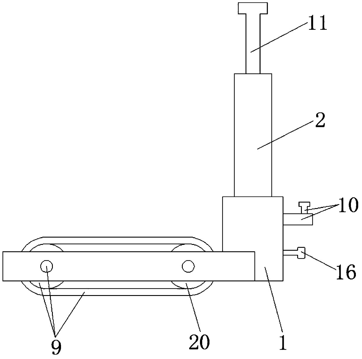 Ointment smearing device for skin diseases