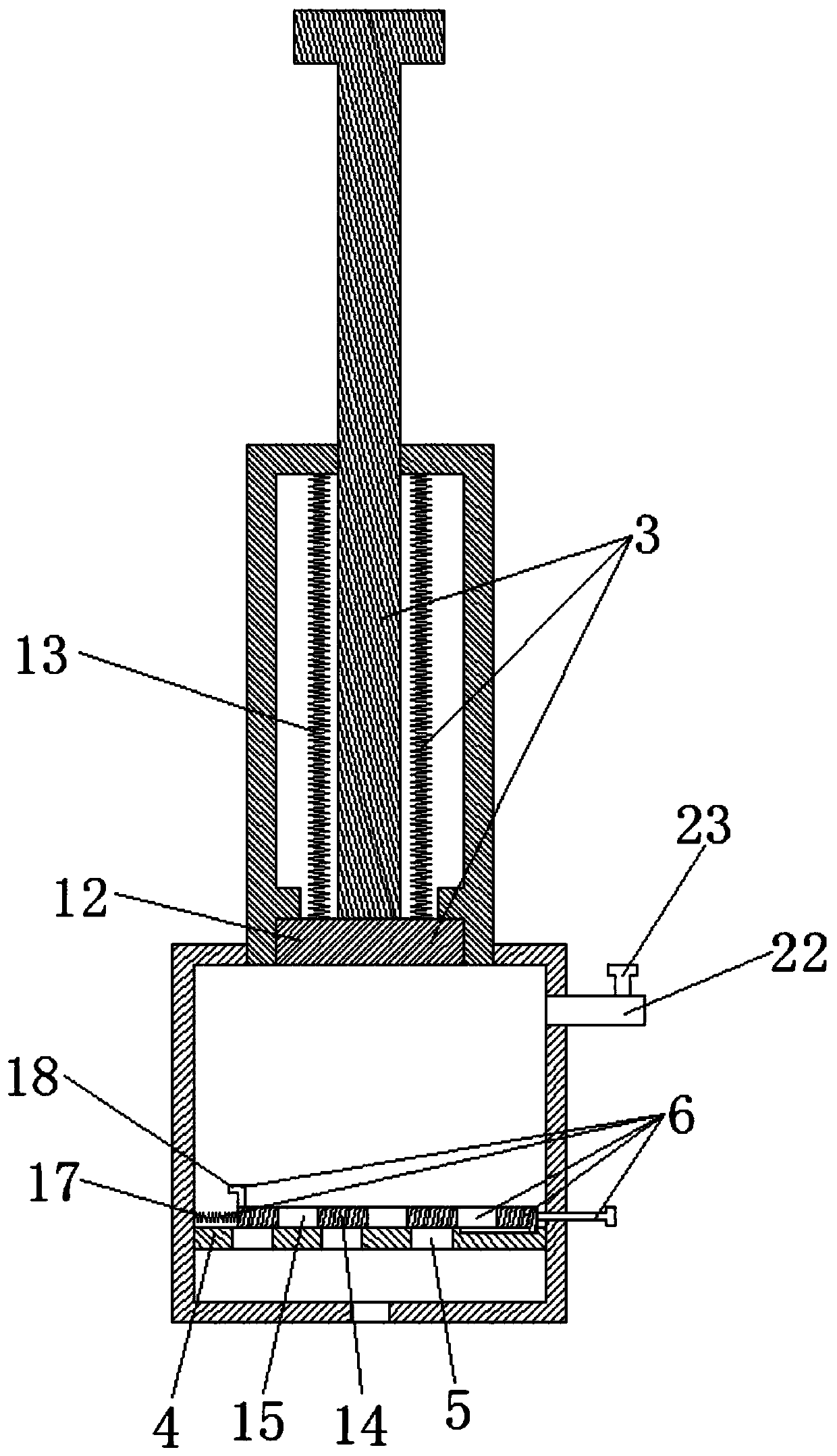 Ointment smearing device for skin diseases