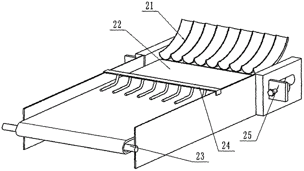 An energy-saving edamame sheller with automatic feeding and conveying