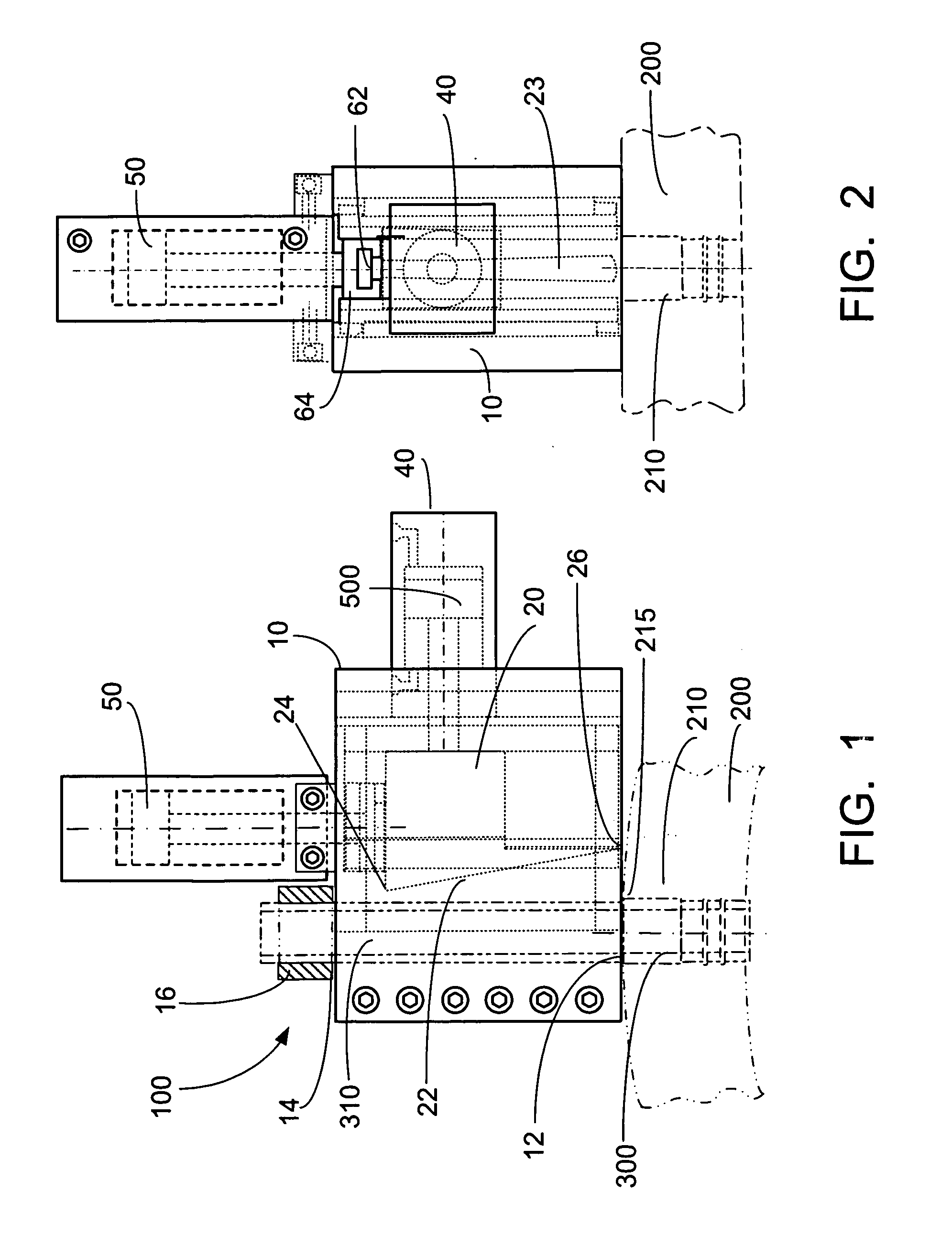 External tube deforming extraction device