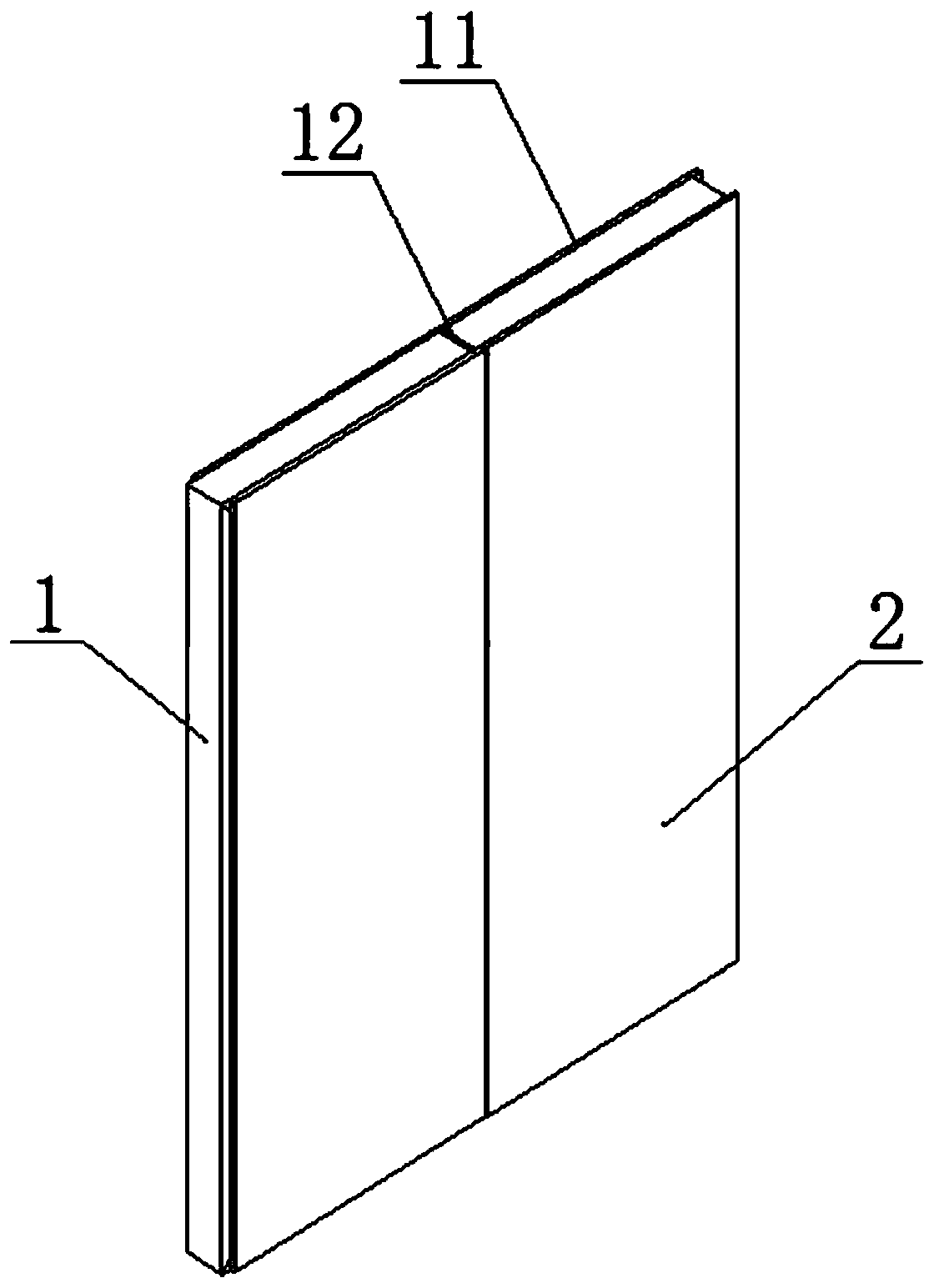 a prefabricated exterior wall