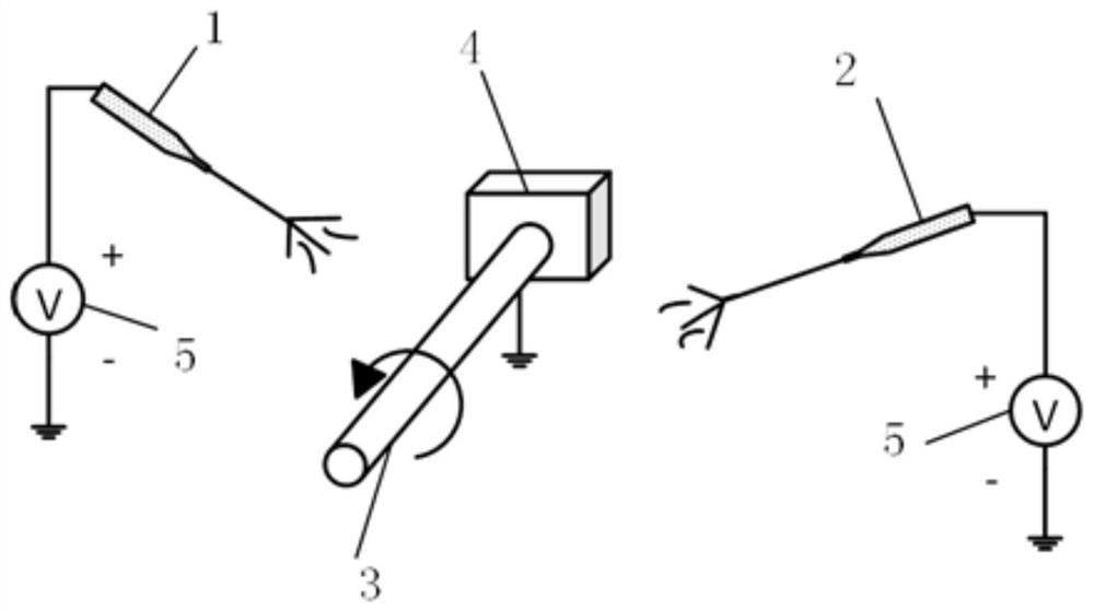 A kind of nano ag-agcl solid non-polarized electrode and preparation method thereof