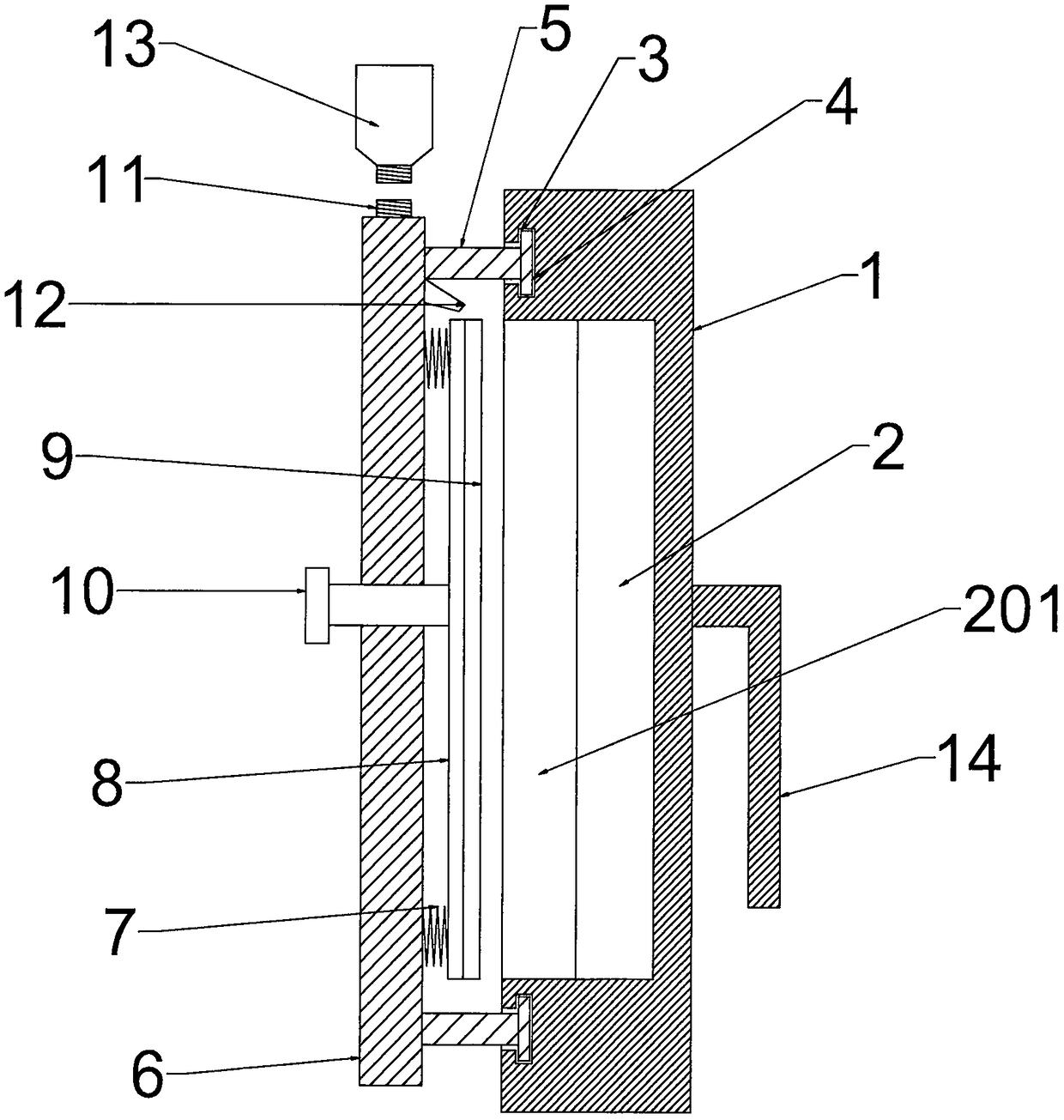 High-efficiency hand-controlled LED display screen cleaning device