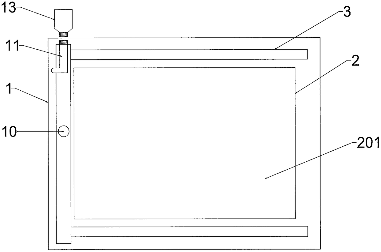 High-efficiency hand-controlled LED display screen cleaning device