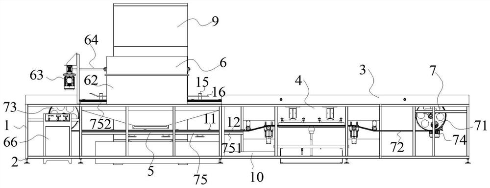 A swab automatic flocking equipment integrating multiple processes