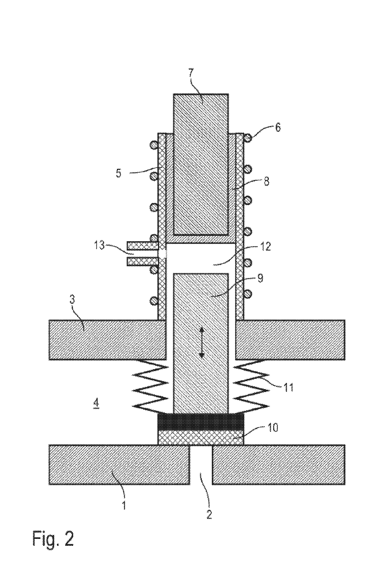 Print head and associated operating method