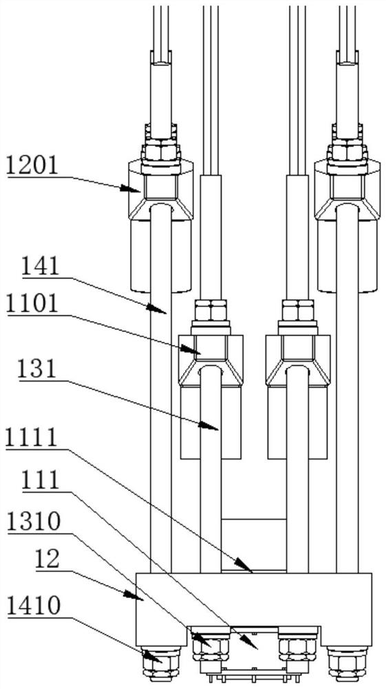 A connection structure, a fixed structure, a new main cable system and a construction method for replacing the main cable of a suspension bridge