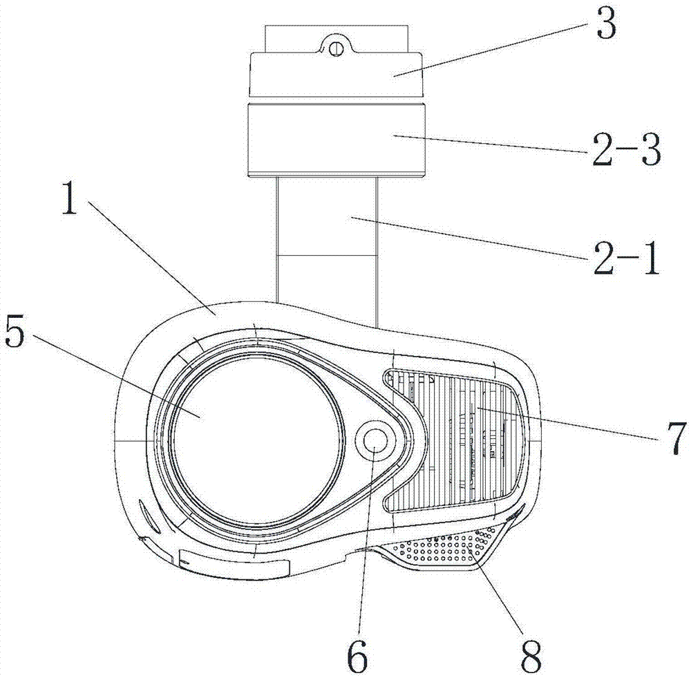 Three-axis holder, shooting device, shooting system and unmanned shooting system