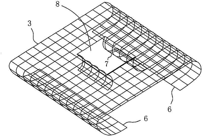 Photocatalytic degradation treatment device of wastewater with organic pollutants