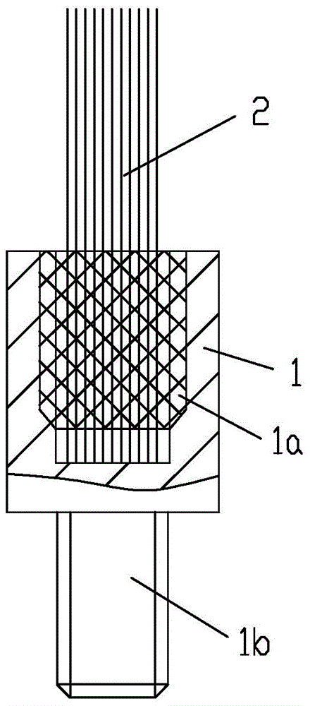 A carbon fiber negative ion emitter assembly with a detection line