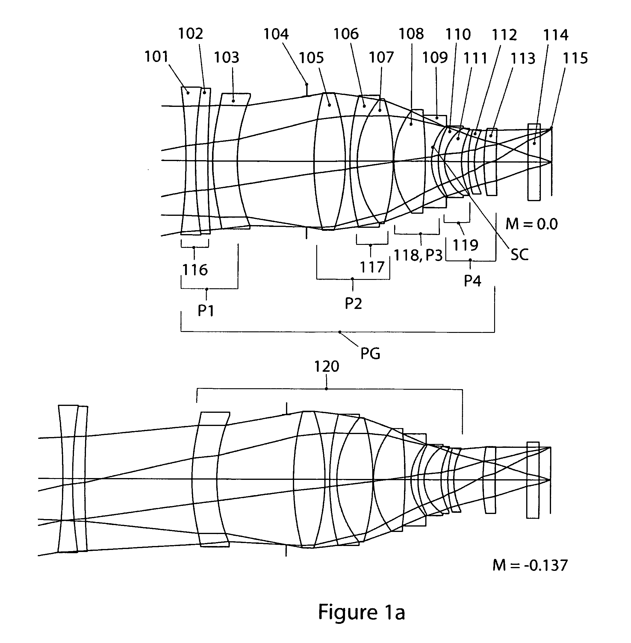 Large aperture imaging optical system