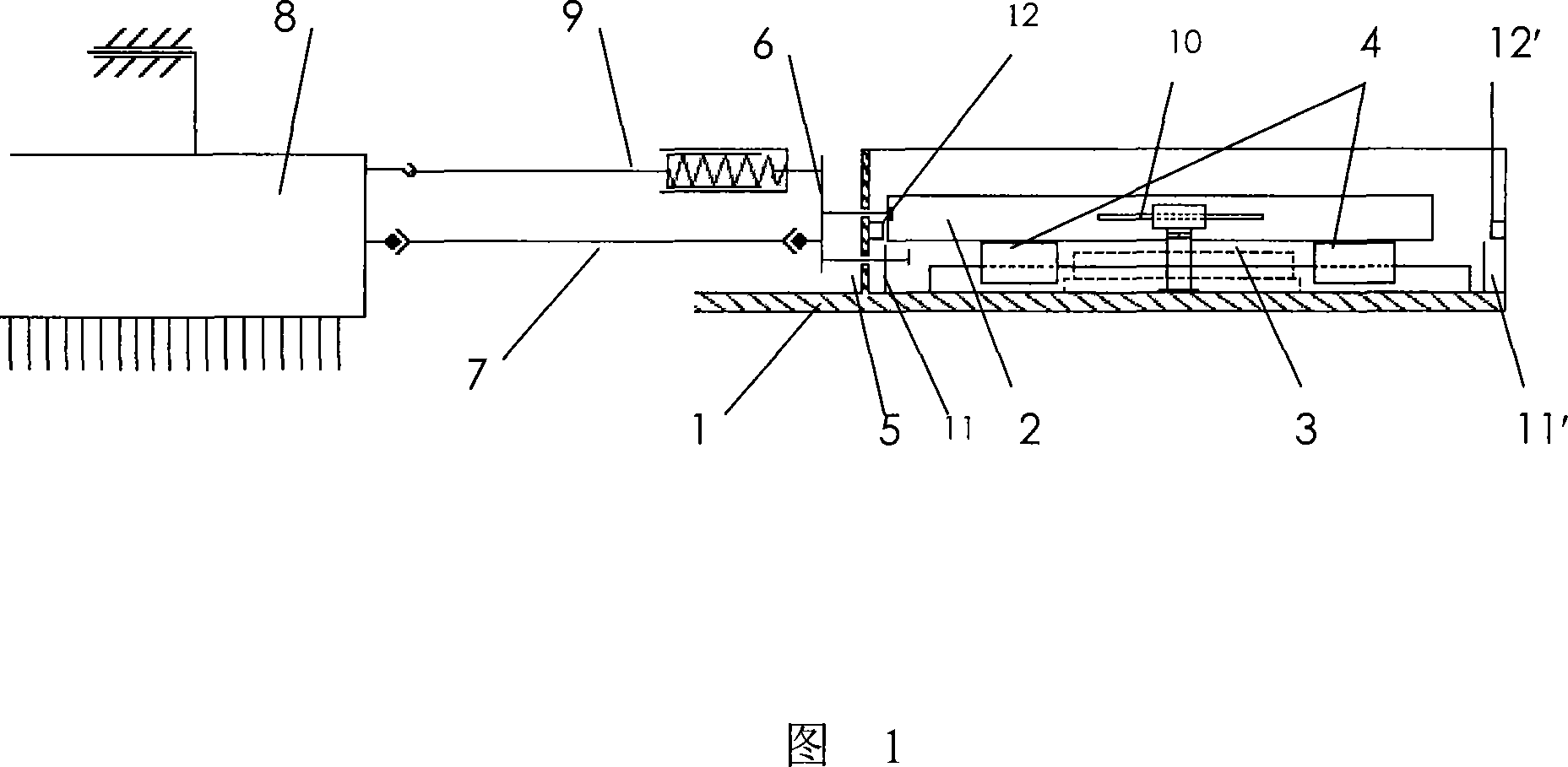 Tricot machine comb racking-movement device driven by linear servo motor