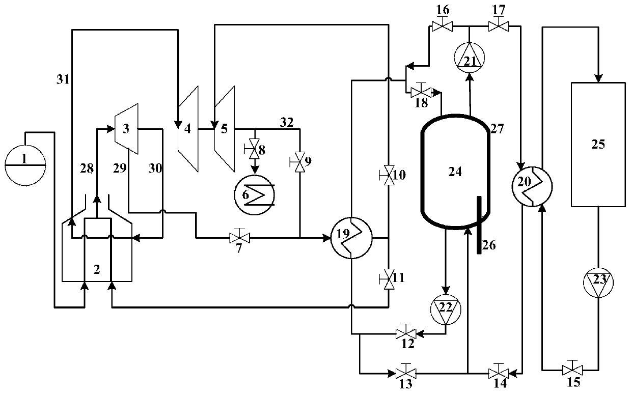 Coal-fired power generation unit single-tank molten salt thermocline heat storage system and method